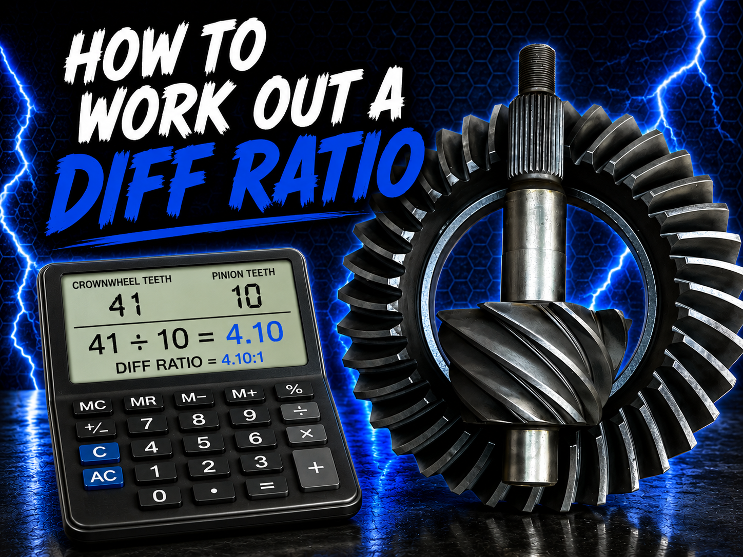 how to work out a diff ratio