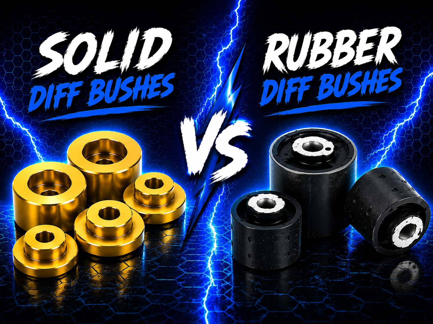 Solid vs Rubber diff bushes